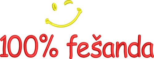 Vyšívané tričko - 100 % fešák — foto 3
