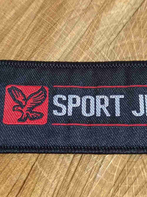 Nažehlovačka Sport jeans černá — foto 2
