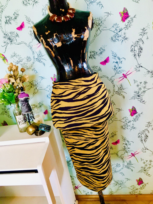 Sukně jungle, zebra — foto 2