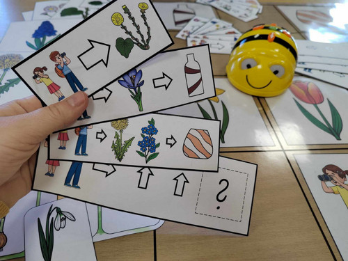 Jarní květiny s Bee-bot - programování (PDF) — foto 2