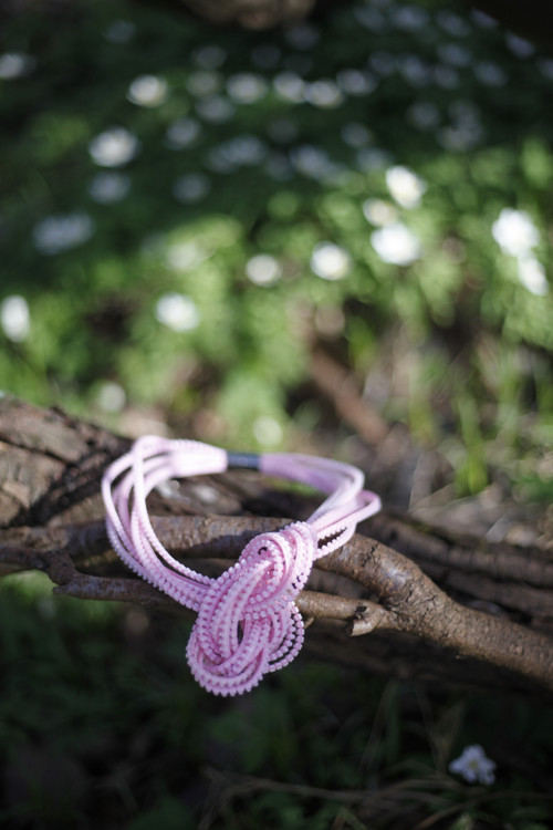 Ziperkový náhrdelník "Pink Plastic" — foto 4