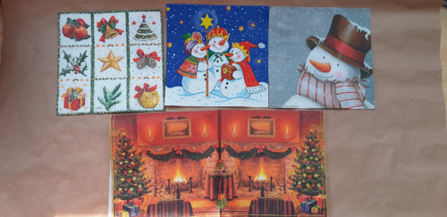 Ubrousky na Decoupage - Vánoční — foto 2
