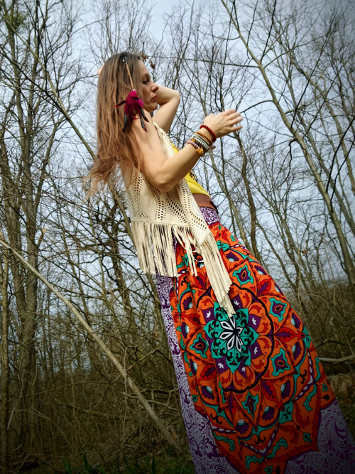 Sukně Mandala Viskozová — foto 3