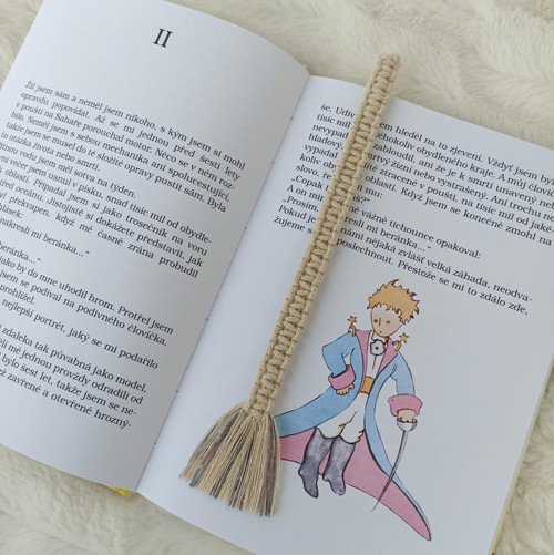 Macramé záložka do knihy — foto 3