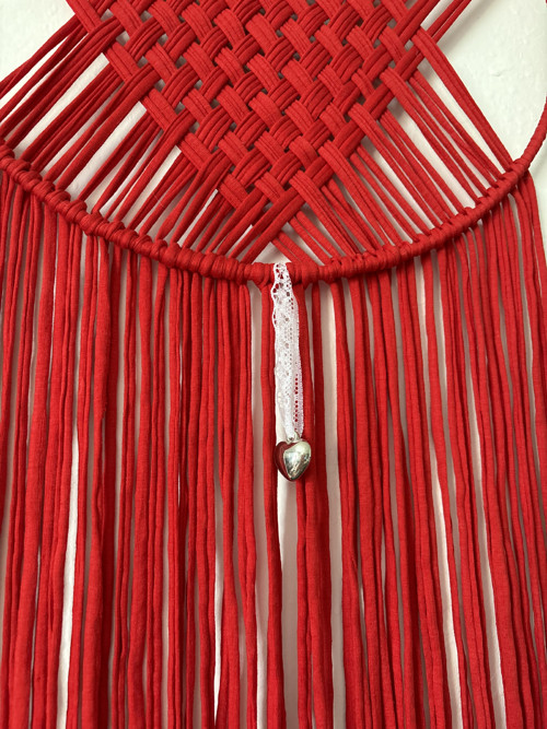 Macramé lapač snů - 30x74 — foto 2