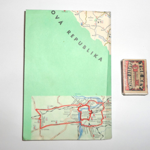 Turistická skládací MAPA ČSSR • Benzina — foto 5