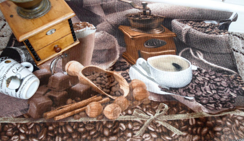 Vaflová utěrka - káva ... — foto 2