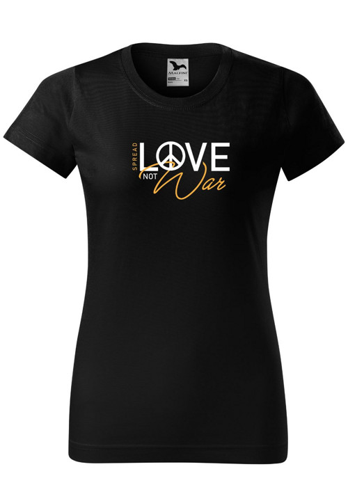 Dámské tričko "Spread love not war" — foto 2