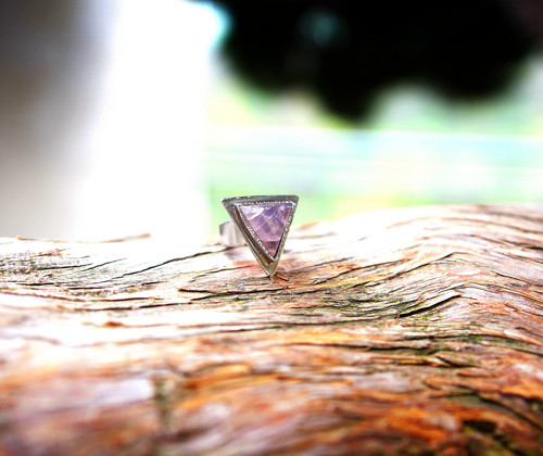 Nerezový prsten.... " Pink triangle" — foto 5