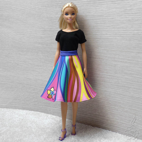 Sukýnka a tričko pro Barbie — foto 3