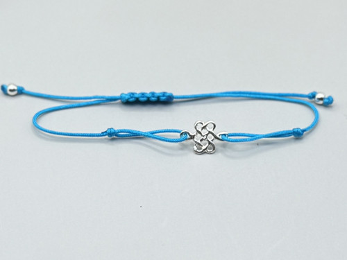 Minimalistický náramek - Celtic knot (tyrkysová) — foto 3