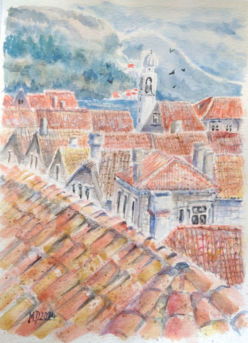 Nad střechami Dubrovníku — foto 2