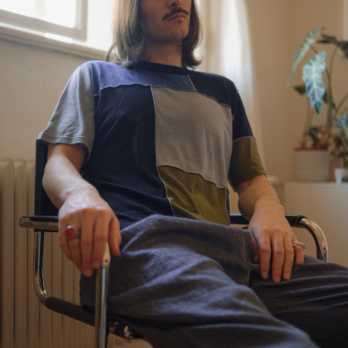 Merino triko PATCHWORK barevné/OUTLET — foto 6