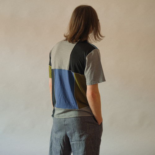 Merino triko PATCHWORK barevné/OUTLET — foto 4