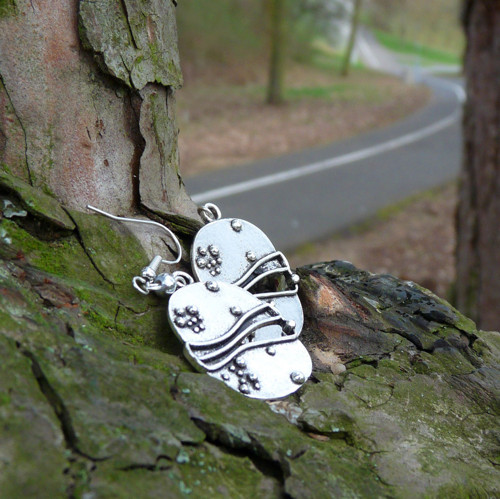 Náušnice - stříbrné bublinky — foto 2