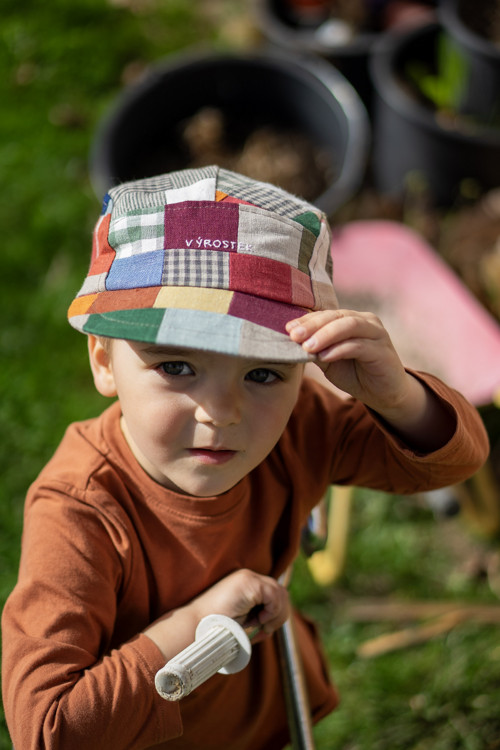 Kšiltovka, čepice PATCHWORK VÝROSTEK — foto 6