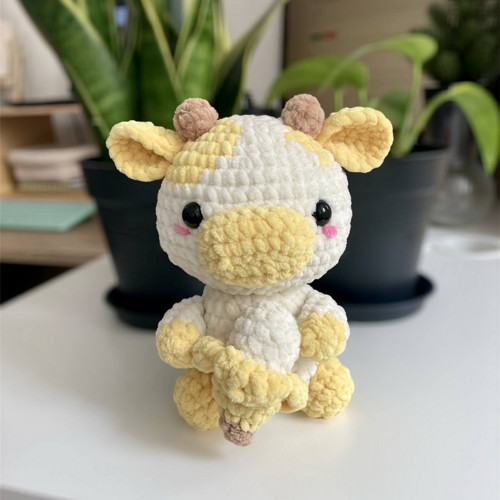 Háčkovaná kravička - Banana Cow — foto 2