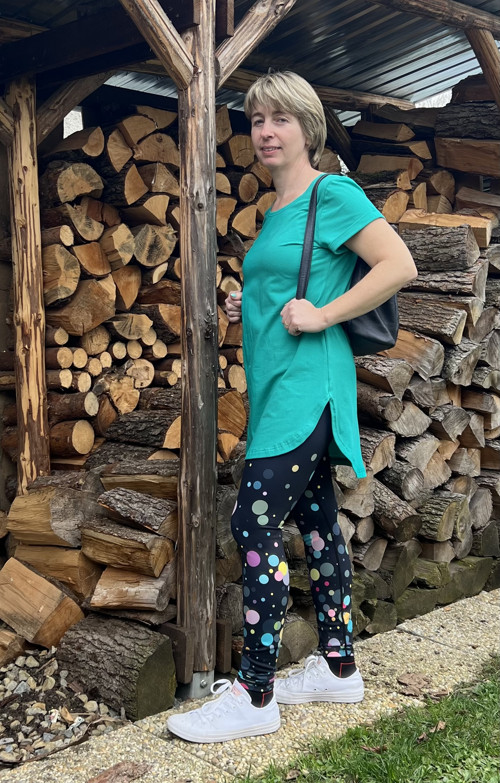 Prodloužené triko - barva dle přání — foto 2