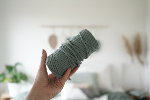 Pirkovy set Macrame green s bambusem — foto 3