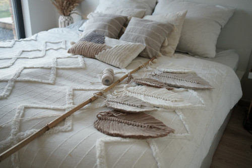 Pirkovy set Macrame beige s bambusem — foto 6