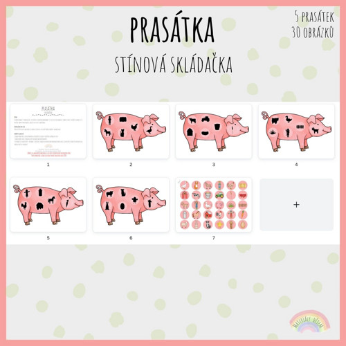 Prasátka, skládačka — foto 2