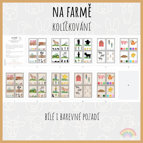 Na farmě, kolíčkování — foto 2