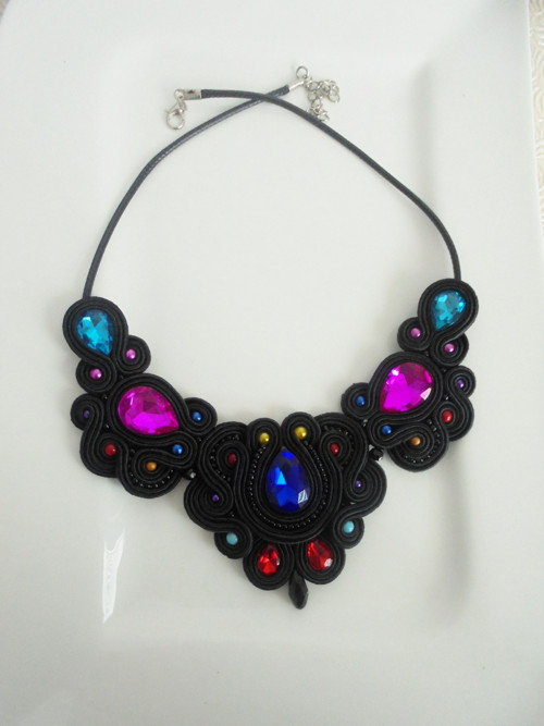 Soutache náhrdelník — foto 3