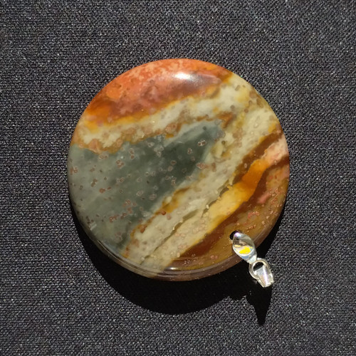 Polychrom jaspis- přívěsek — foto 3