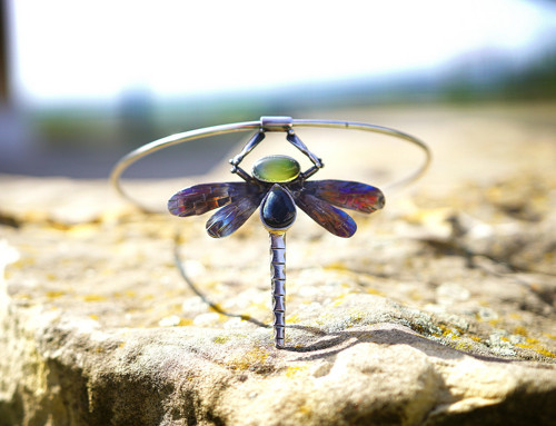 Nerezový náhrdelník... " Dragonfly no.10 " — foto 3