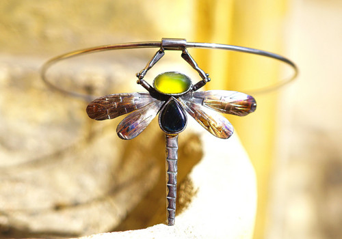 Nerezový náhrdelník... " Dragonfly no.10 " — foto 2