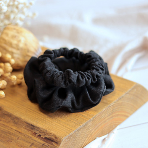 Gumička - Scrunchies (Černá) - vel. S — foto 6