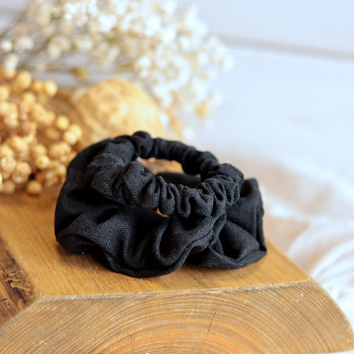 Gumička - Scrunchies (Černá) - vel. S — foto 2