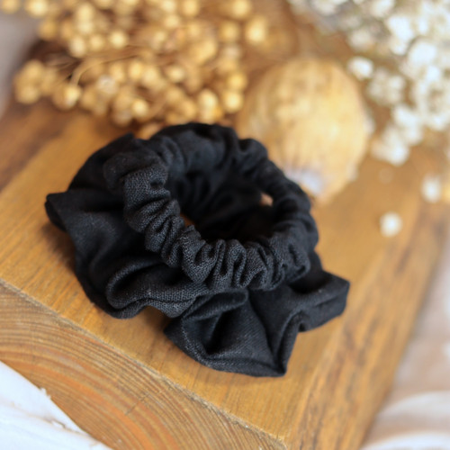 Gumička - Scrunchies (Černá) - vel. S — foto 3