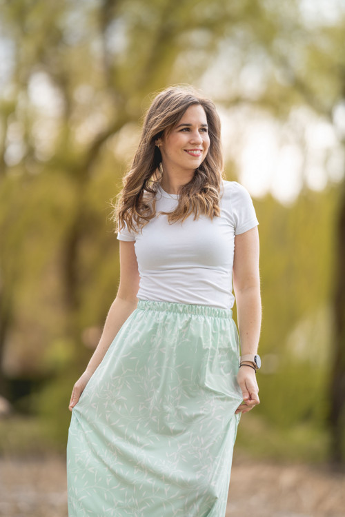 Sukně VÍLA dlouhá mint — foto 2