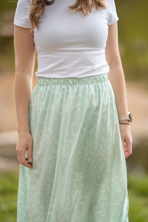 Sukně VÍLA dlouhá mint — foto 4