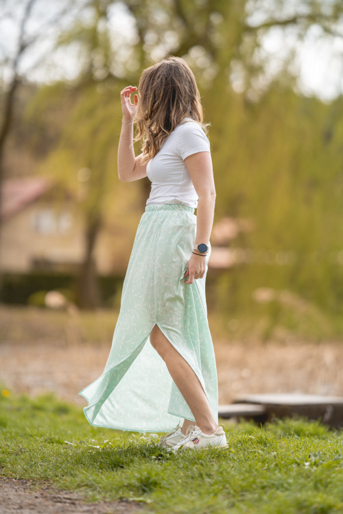 Sukně VÍLA dlouhá mint — foto 3