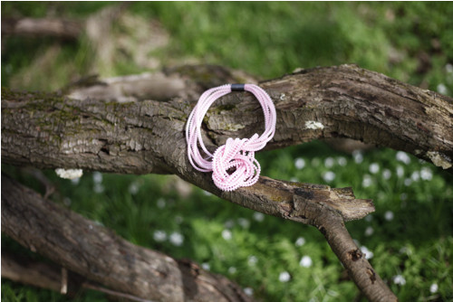 Ziperkový náhrdelník "Pink Plastic" — foto 6