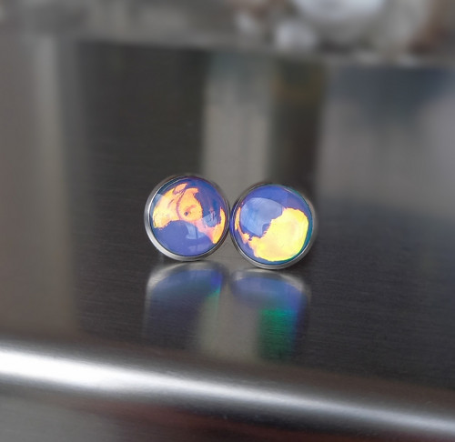 Fialkové s perletí 10 mm — foto 4