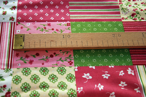 Bavlna patchwork, růžová — foto 4