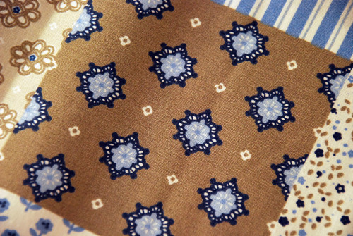 Bavlněné plátno patchwork, modrá — foto 6