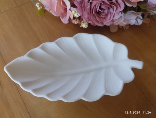 Miska list - materiál modelářská sádra — foto 3