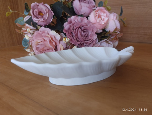 Miska list - materiál modelářská sádra — foto 2