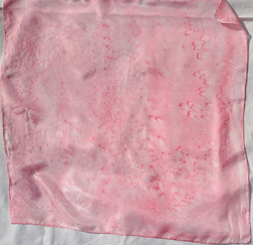 Růžový - šátek 55 x 55 — foto 2