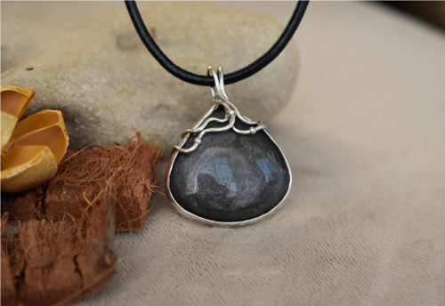 Stříbrný obsidián — foto 2