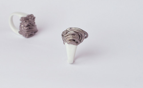 Prsten "Wave" v platině — foto 2