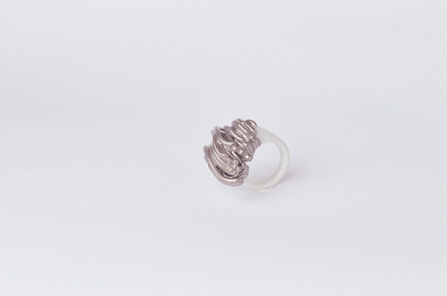 Prsten "Wave" v platině — foto 3