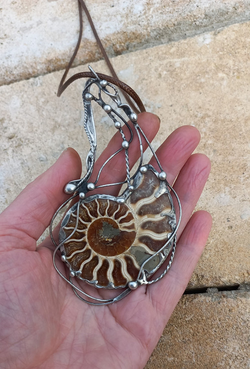 Nezapomínám - náhrdelník — foto 3