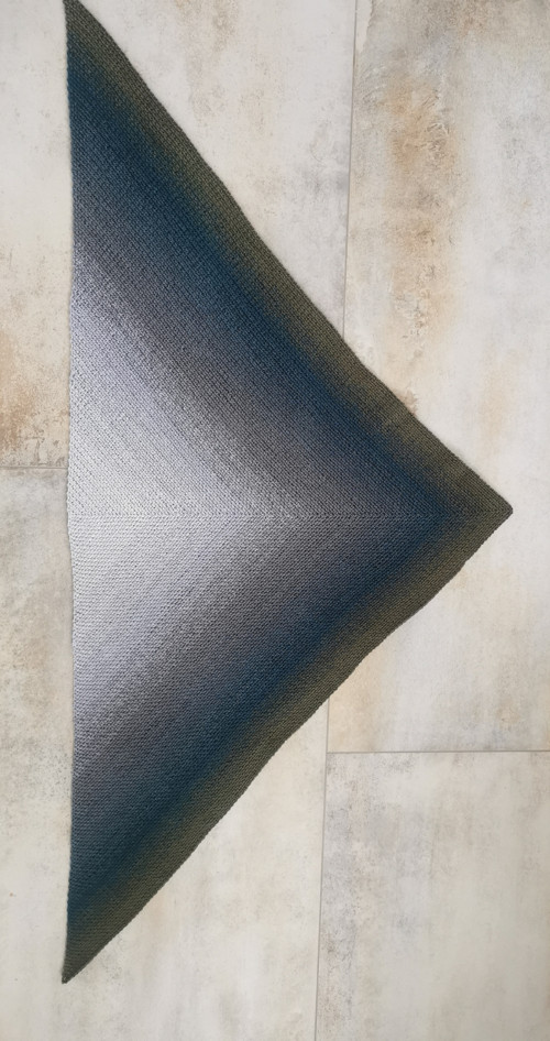 Šátek háčkovaný, duhový šátek, celoroční — foto 4