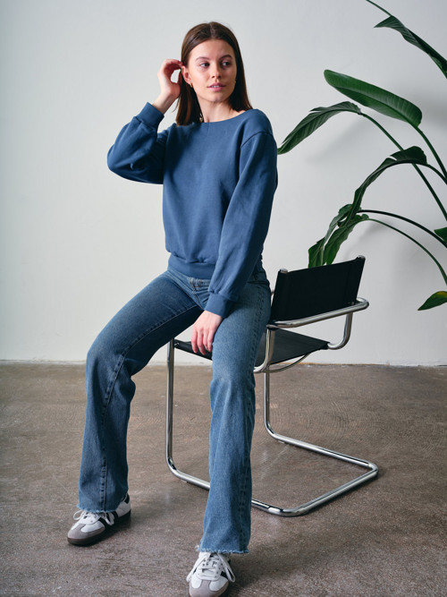 Mikina Twist - Modrá — foto 4