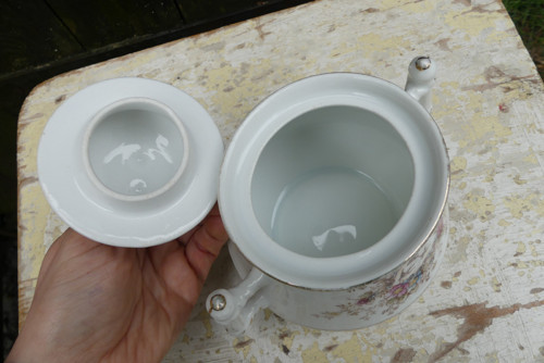 Vlaštovičky...porcelánová cukřenka — foto 5